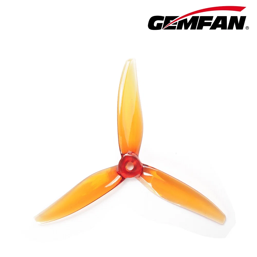 Gemfan Hurricane 5127-3 Tri-Blade 5 inch Ultralite Racing Prop - Choose Color — Whisky