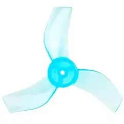 T-Motor M12199 Tri-Blade 31mm Micro/Whoop Prop 4 Pack (1mm Shaft) - Choose your color — Clear Blue