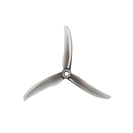 T-Motor T5143S POPO Compatible Tri-Blade 5" Prop 4 Pack - (Choose Color) — CLEAR GREY