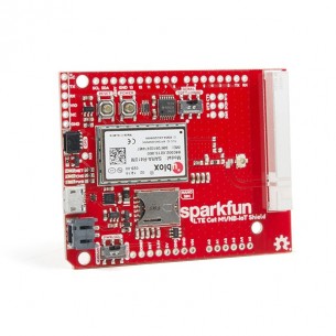 Qwiic LTE CAT M1/NB-IoT Shield - nakładka IoT z modemem LTE SARA-R4 dla Arduino