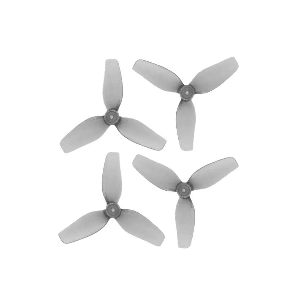 HQProp 31mm Ultralight 3-Blade Propeller (Set of 4) - 1mm Shaft — Gray
