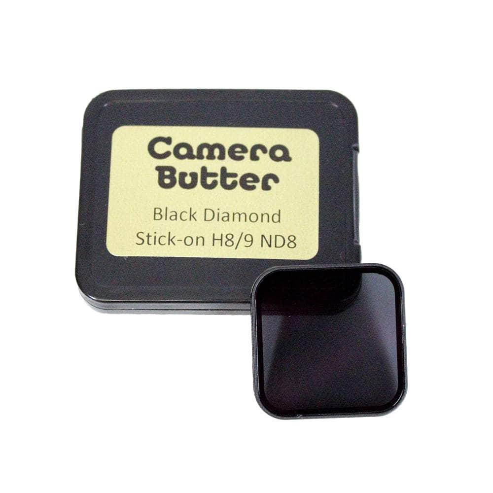 Camera Butter Stick-on Black Diamond ND filter for Hero 8/9 - Choose your ND — ND8