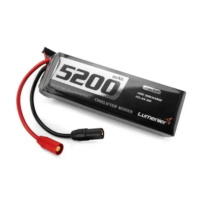 Lumenier 5200mAh 6S 120c CineLifter LiPo Battery - AS150
