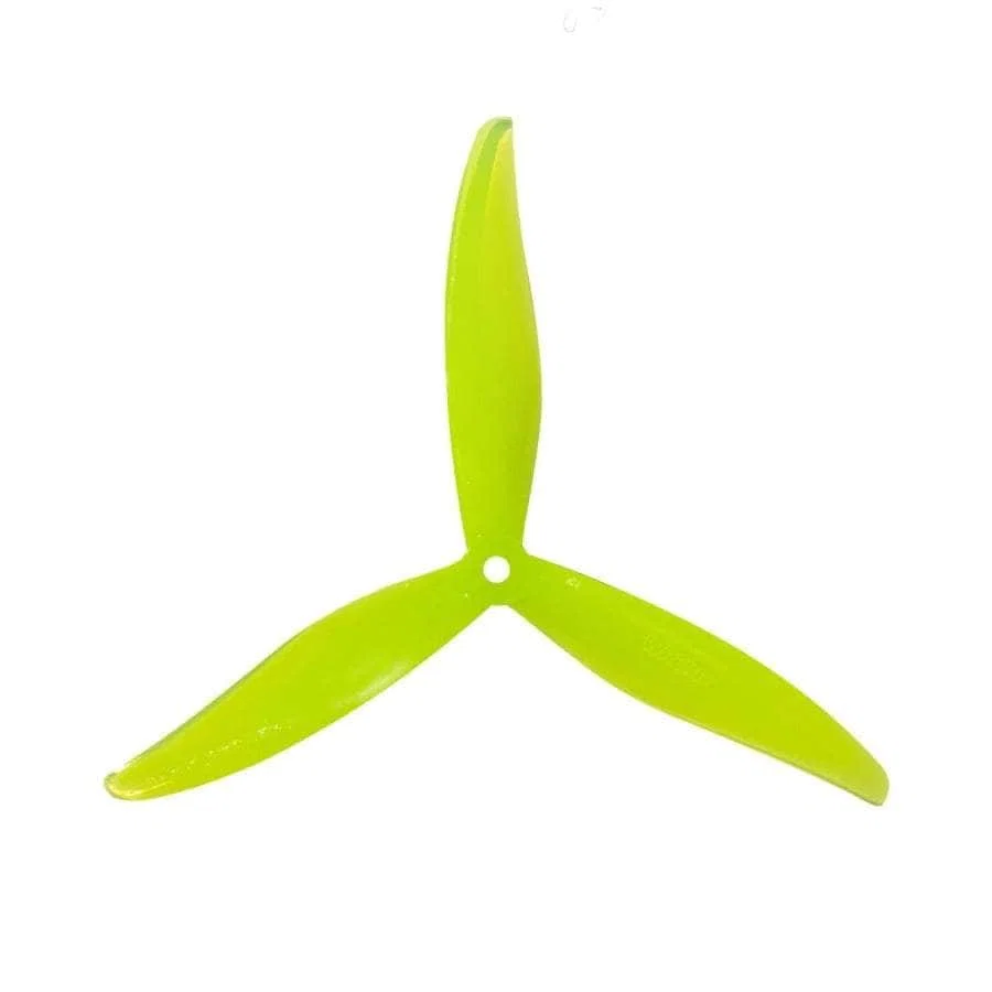 Gemfan Hurricane 7043 Durable Tri-Blade 7" Prop 4 Pack - Choose Your color — Neon Yellow