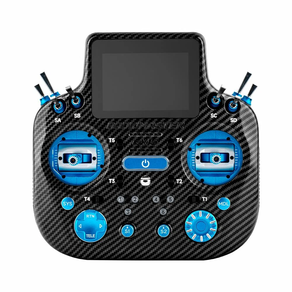 RadioMaster GX15 MAX ELRS Gemini 2.4GHz 3.5-inch Touchscreen Display AG02 Gimbals Radio Controller - Choose Color — Blue