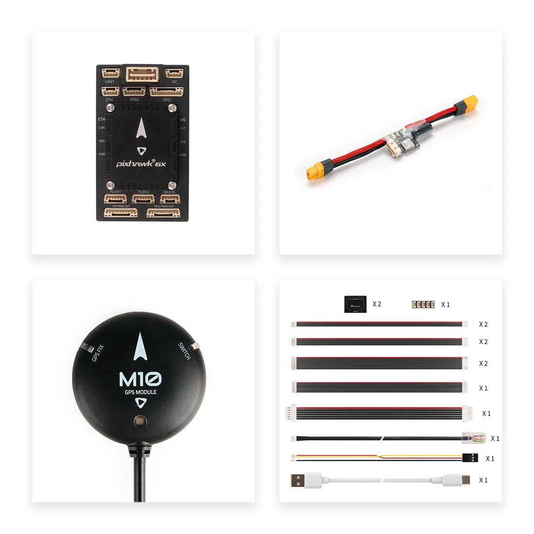 Pixhawk 6X (Rev 3) — Mini Set / M10 GPS