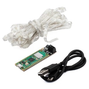 Wireless Plasma Kit - płytka z mikrokontrolerem RP2040 + taśma LED - PiMoroni PIM657