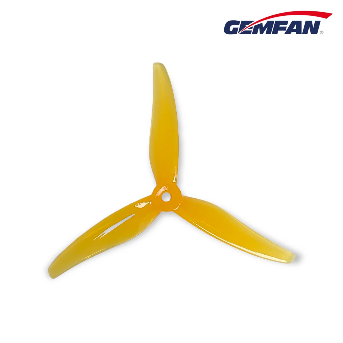 Gemfan Hurricane MCK Edition V2 51466 Durable Tri-Blade 5" Prop - 2CW+2CCW - Choose Color — Bumble-bee Yellow