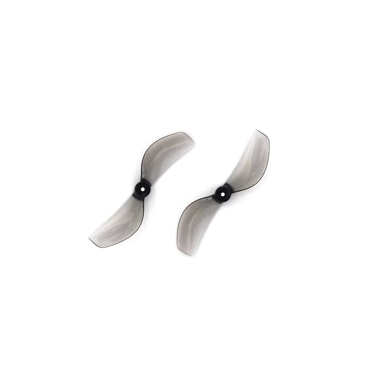 Gemfan Ducted 1815 Bi-Blade 45mm Micro/Whoop Prop 8 Pack (1mm Shaft) - Choose Your Color — Clear Gray