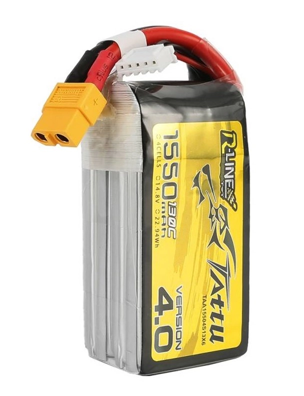 Akumulator Tattu R-Line Version 4.0 1550mAh 14,8V 130C 4S1P XT60