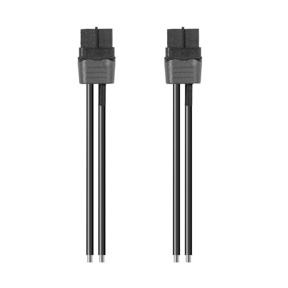 Flywoo XT60H 14AWG Black Pigtail (2pcs) - Male/Female — Female to Bare Wire