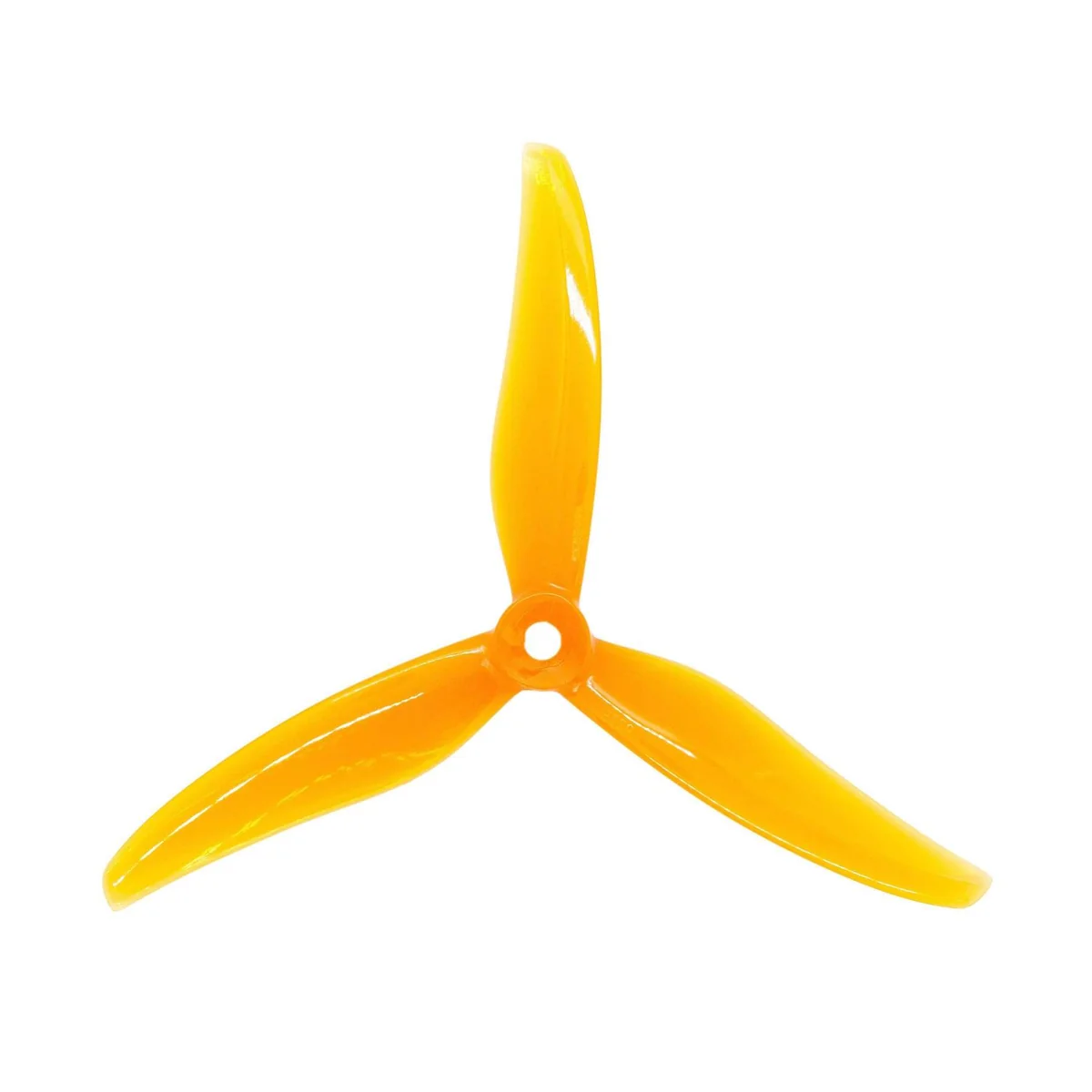 Gemfan Freestyle 5236 Durable Tri-Blade 5.2" Propeller (2CW+2CCW) - Choose Your Color — Orange